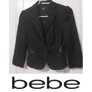 Bebe Satin Blazer NWOT